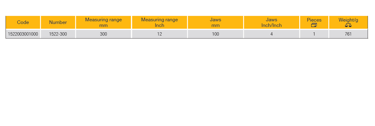 ELORA 1522-300 Workshop Vernier Caliper (ELORA Tools) - Premium Vernier Caliper from ELORA - Shop now at Yew Aik.