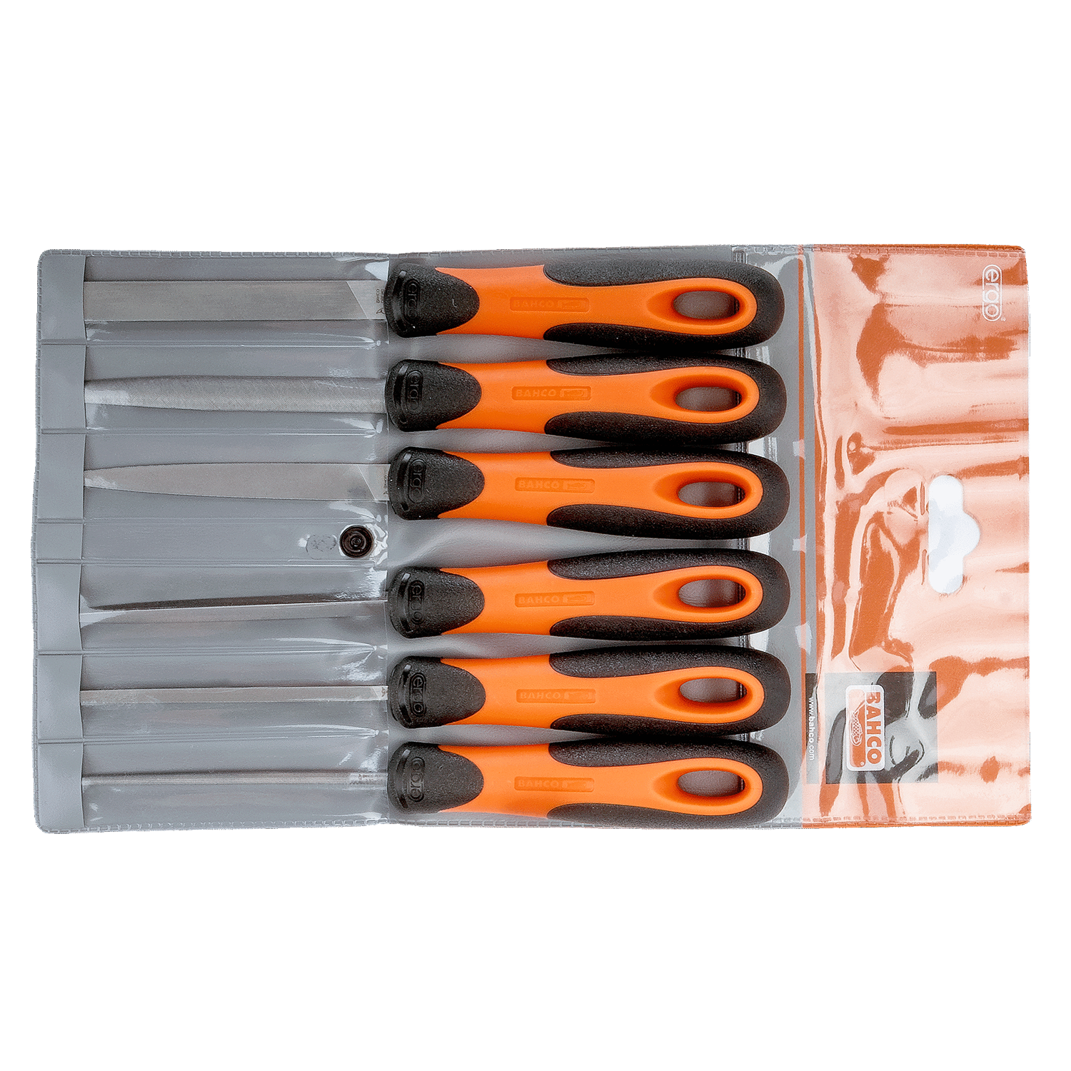 BAHCO 1-476 Ergo Engineering File Set Smooth Cut - 6 Pcs - Premium File Set Smooth from BAHCO - Shop now at Yew Aik.