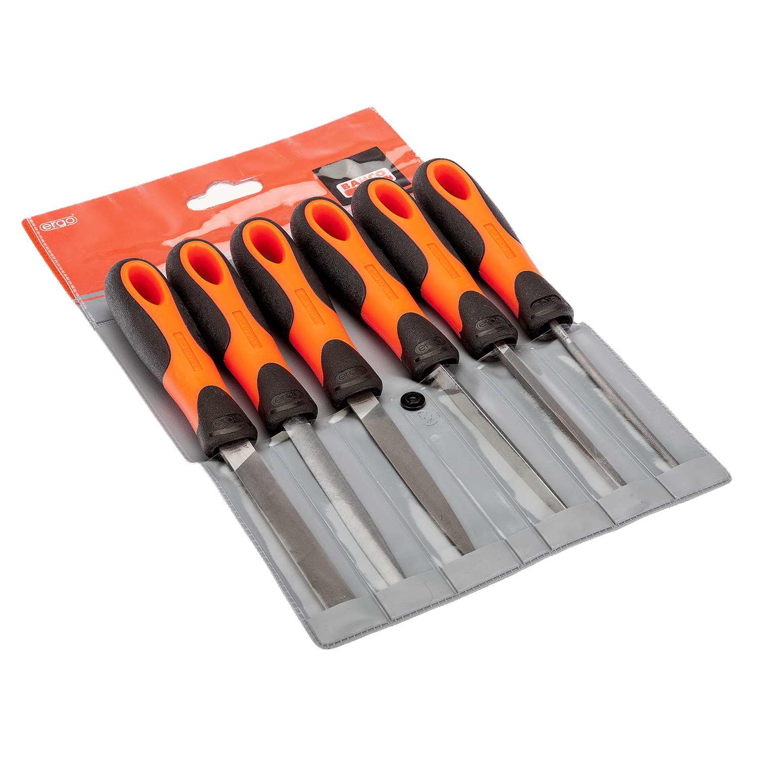 BAHCO 1-476 Ergo Engineering File Set Smooth Cut - 6 Pcs - Premium File Set Smooth from BAHCO - Shop now at Yew Aik.