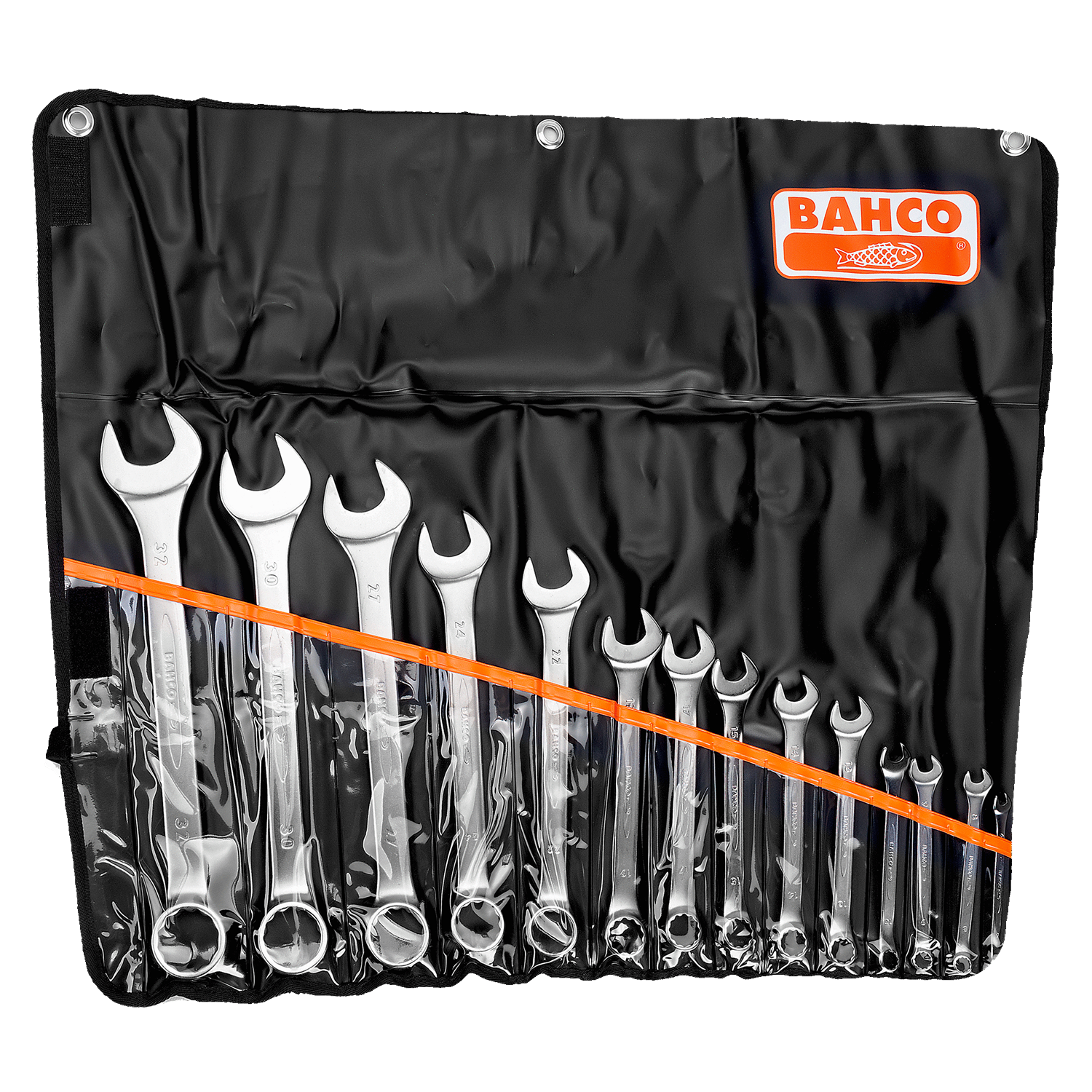 BAHCO 111M/14T Metric Flat Combination Wrench Set - 14 Pcs/Pouch - Premium Flat Combination Wrench Set from BAHCO - Shop now at Yew Aik.