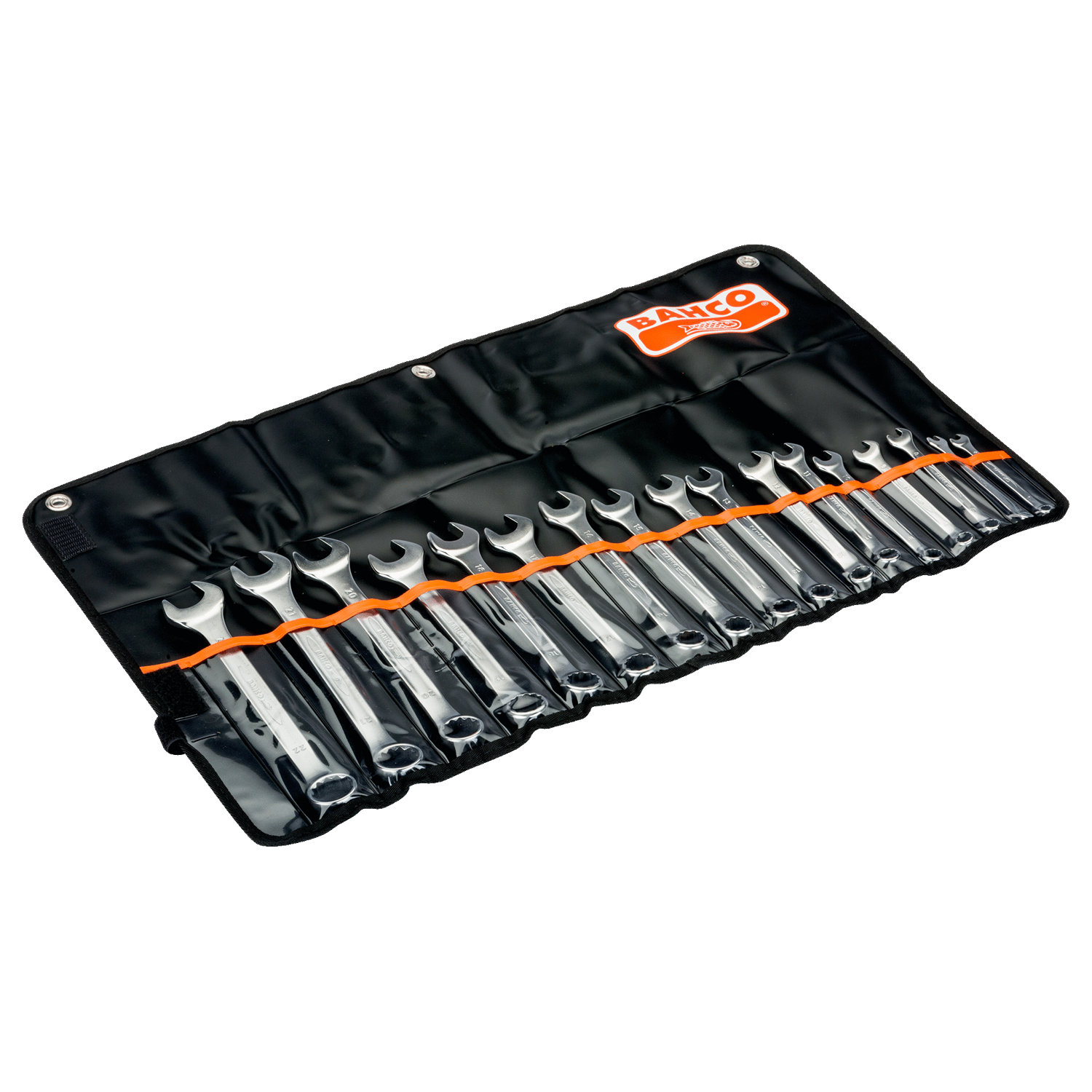 BAHCO 111M/17T Metric Flat Combination Wrench Set 6-22 mm-17 Pcs - Premium Flat Combination Wrench Set from BAHCO - Shop now at Yew Aik.