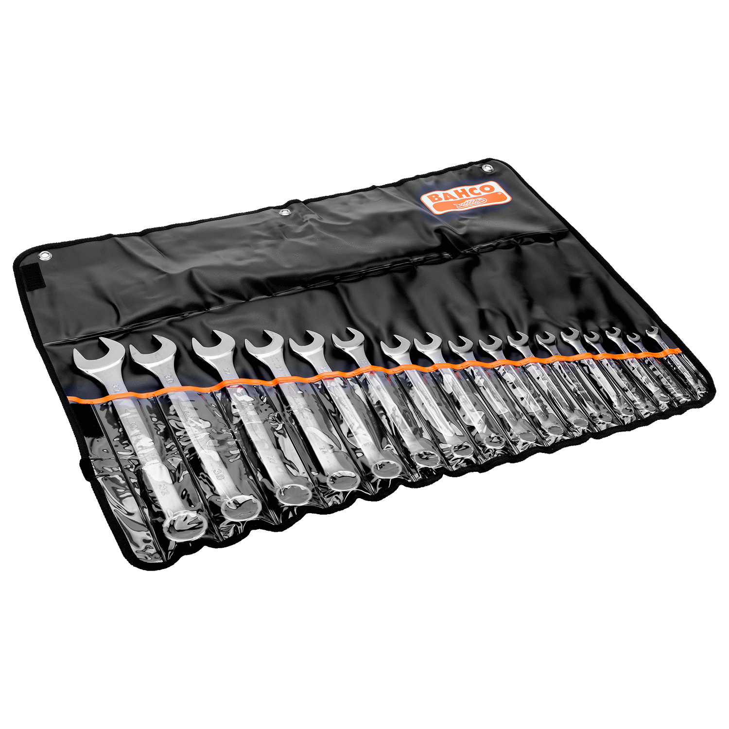 BAHCO 111M/17TL Metric Flat Combination Wrench Set 8-32 mm-17 Pcs - Premium Flat Combination Wrench Set from BAHCO - Shop now at Yew Aik.