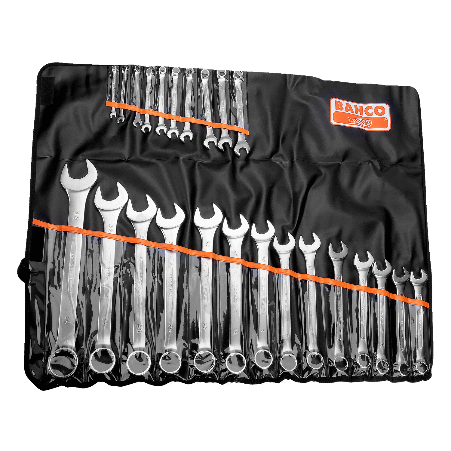BAHCO 111M/24T Metric Flat Combination Wrench Set - 24 Pcs - Premium Flat Combination Wrench Set from BAHCO - Shop now at Yew Aik.