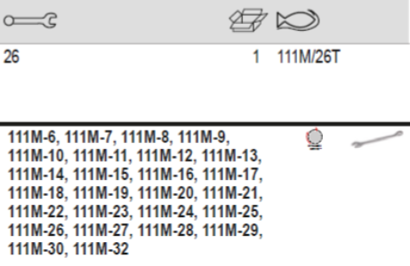 BAHCO 111M/26T Metric Flat Combination Wrench Set - 26 Pcs - Premium Flat Combination Wrench Set from BAHCO - Shop now at Yew Aik.
