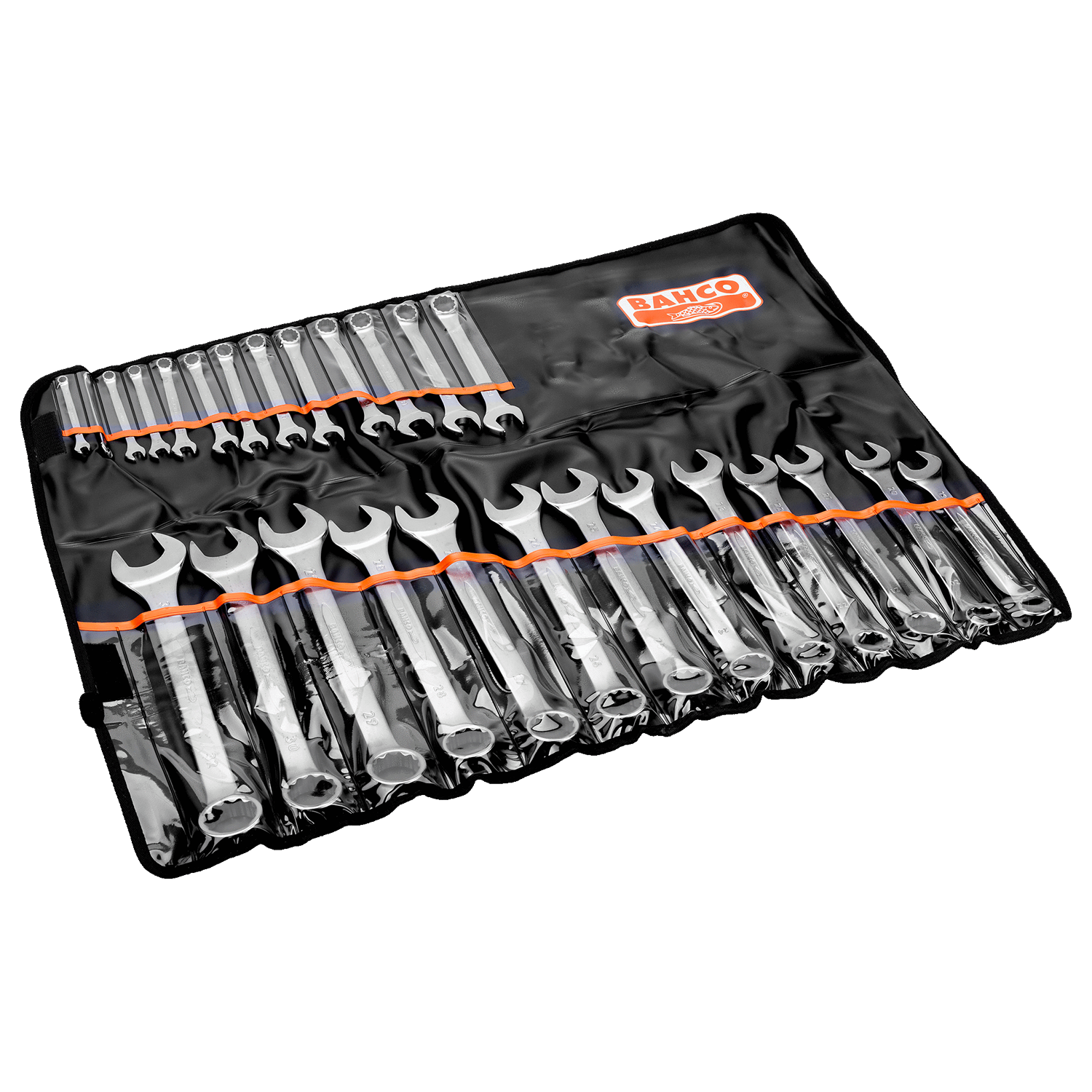 BAHCO 111M/26T Metric Flat Combination Wrench Set - 26 Pcs - Premium Flat Combination Wrench Set from BAHCO - Shop now at Yew Aik.