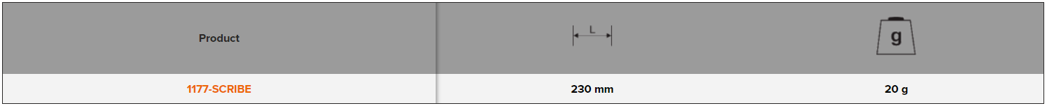 BAHCO 1177-SCRIBE High Performance Alloy Steel Offset Scriber - Premium Offset Scriber from BAHCO - Shop now at Yew Aik.
