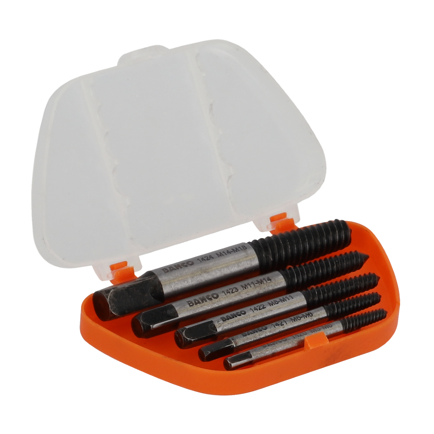 BAHCO 1435/5 Stud Extractors - 5 Pcs Mechanical (BAHCO Tools) - Premium Stud Extractor from BAHCO - Shop now at Yew Aik.