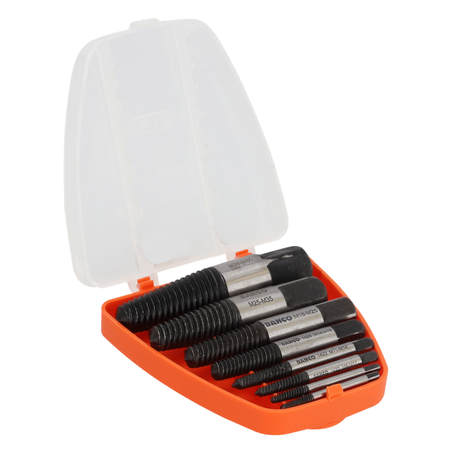 BAHCO 1435/8 Stud Extractors - 8 Pc Mechanical (BAHCO Tools) - Premium Stud Extractor from BAHCO - Shop now at Yew Aik.