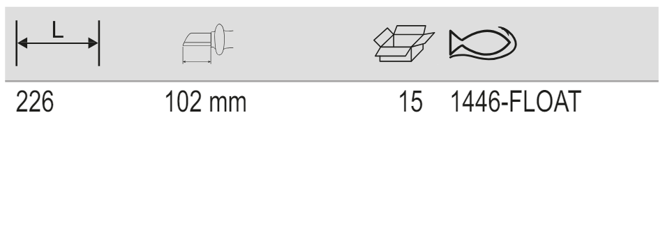 BAHCO 1446-FLOAT Rescue floating Safety knife, Fluorescent Handle - Premium Safety Knife from BAHCO - Shop now at Yew Aik.
