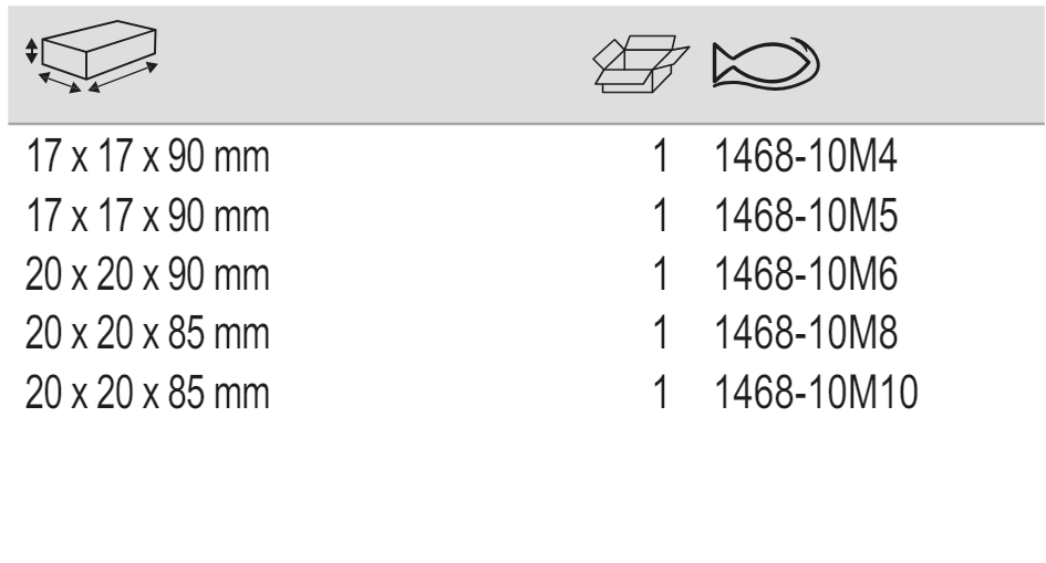 BAHCO 1468-10M 1468-M10 Nut Riveter Inserts (BAHCO Tools) - Premium Nut Riveter Inserts from BAHCO - Shop now at Yew Aik.
