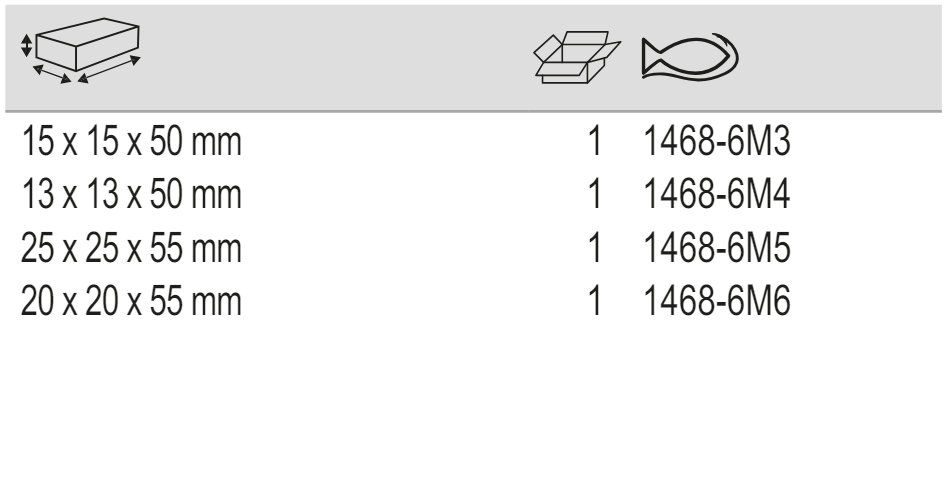BAHCO 1468-6M 1468-M6 Nut Riveter Inserts (BAHCO Tools) - Premium Nut Riveter Inserts from BAHCO - Shop now at Yew Aik.