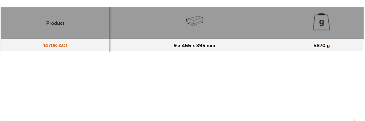 BAHCO 1470K-AC1 Tool Trolley Foldable Trays for 1470 1475 Drawers - Premium Tool Trolley Foldable Trays from BAHCO - Shop now at Yew Aik.