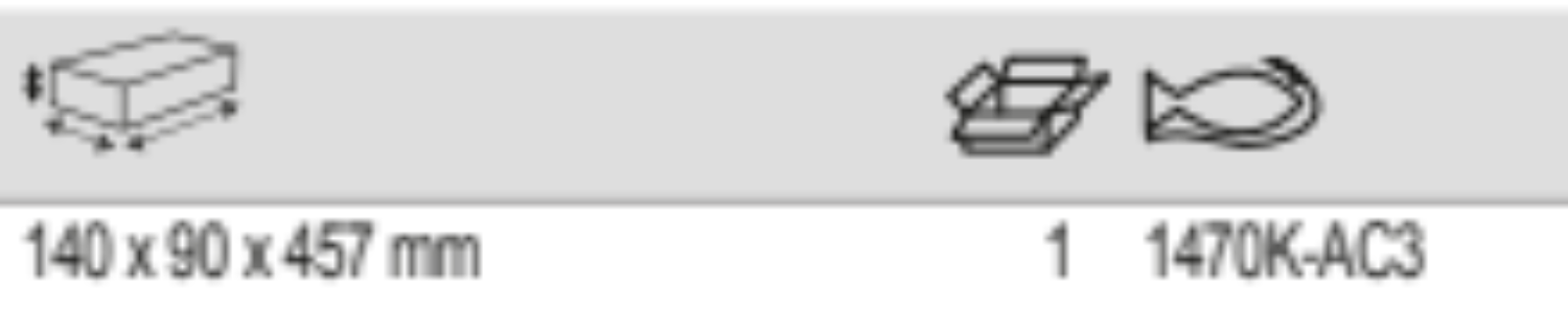 BAHCO 1470K-AC3 Tool Trolley Can Holders for 1470 & 1475 Drawers - Premium Tool Trolley Can Holders from BAHCO - Shop now at Yew Aik.