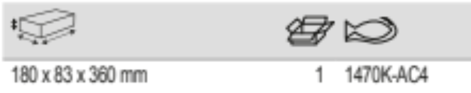 BAHCO 1470K-AC4 Tool Trolley Document Holders - Premium Tool Trolley Document Holders from BAHCO - Shop now at Yew Aik.