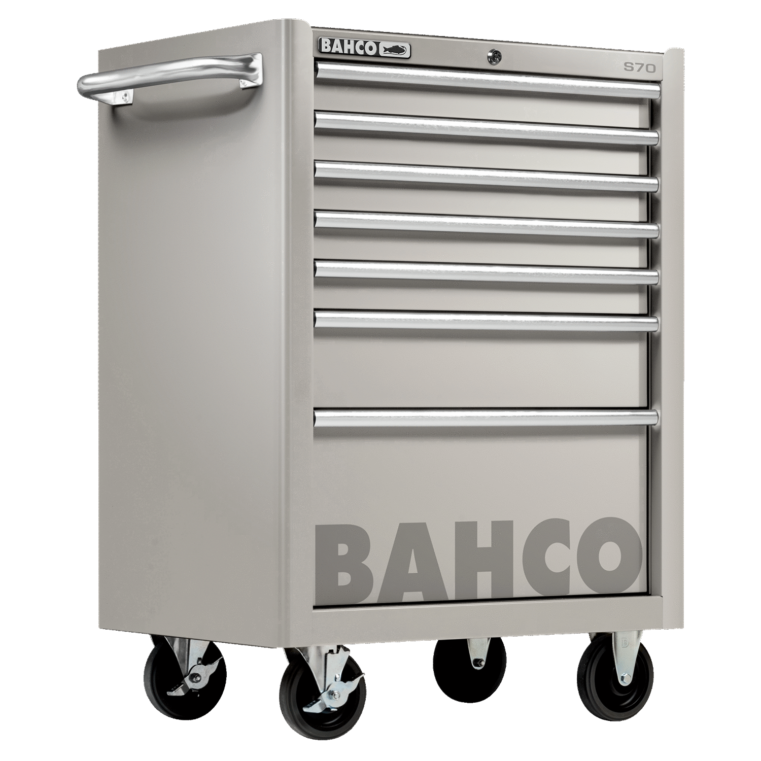 BAHCO 1470K7SS 26” 7 Drawers Stainless Steel Tool Trolley - Premium Tool Trolley from BAHCO - Shop now at Yew Aik.
