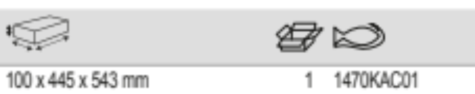 BAHCO 1470KAC1 Drawer Liner Set - 7 Pcs (BAHCO Tools) - Premium Drawer Liner Set from BAHCO - Shop now at Yew Aik.