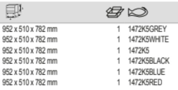 BAHCO 1472K5 26” E72 Storage HUB Tool Trolleys with 5 Drawers - Premium Tool Trolley from BAHCO - Shop now at Yew Aik.