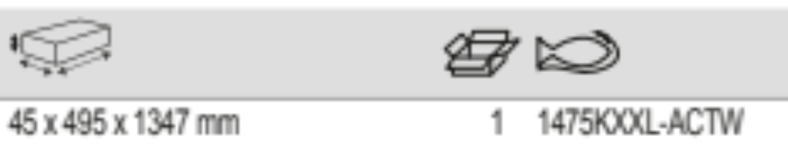 BAHCO 1475KXXL-ACTW Chestnut Wood Tops for 1475KXXL Tool Trolley - Premium Tool Trolley from BAHCO - Shop now at Yew Aik.