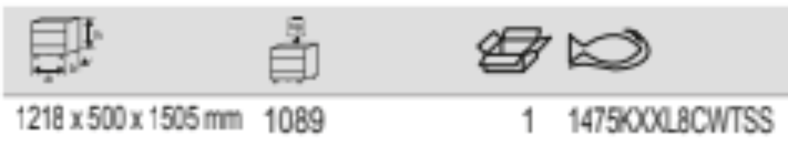 BAHCO 1475KXXL8CWTSS 53” Special Tool Trolleys swith 8 Drawers - Premium Tool Trolley from BAHCO - Shop now at Yew Aik.