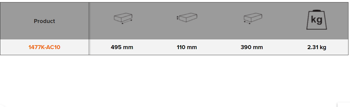 BAHCO 1477K-AC10 Bottom Drawers for Storage HUB Tool Trolleys - Premium Tool Trolley from BAHCO - Shop now at Yew Aik.