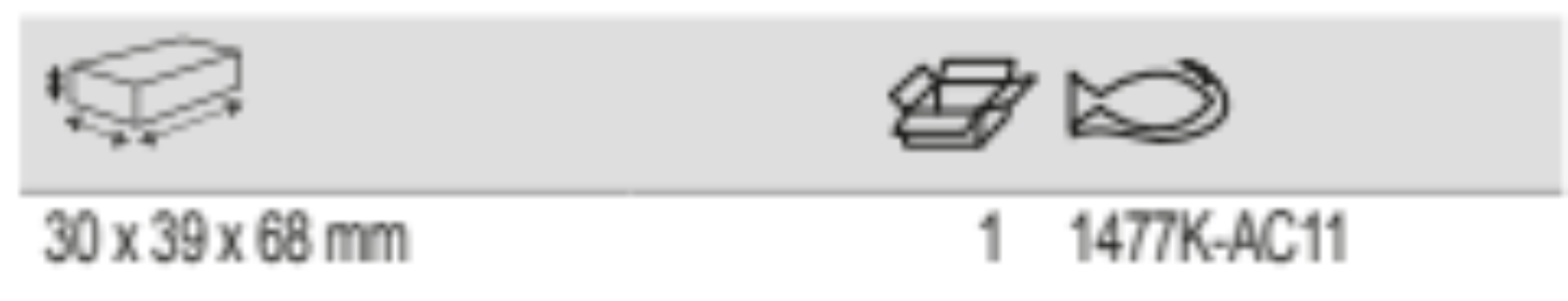 BAHCO 1477K-AC11 Solid Claw & Ring Mountings Storage HUB - Premium Storage HUB from BAHCO - Shop now at Yew Aik.