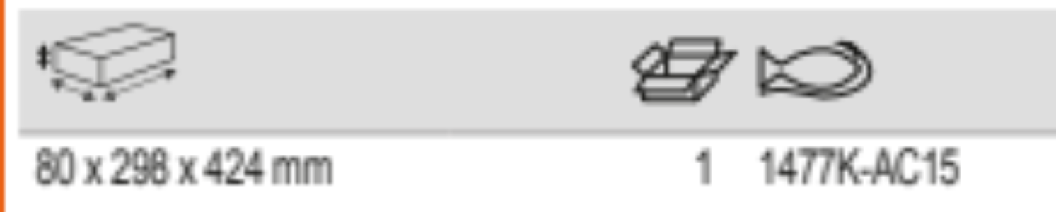 BAHCO 1477K-AC15 Laptop Boards for Storage HUB Tool Trolleys - Premium Tool Trolley from BAHCO - Shop now at Yew Aik.