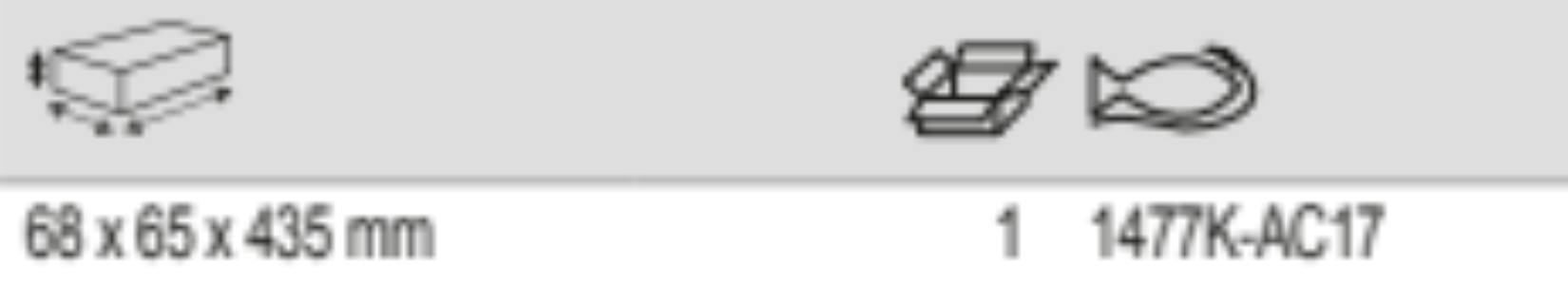 BAHCO 1477K-AC17 Jacket Holders for Storage HUB Tool Trolleys - Premium Tool Trolley from BAHCO - Shop now at Yew Aik.