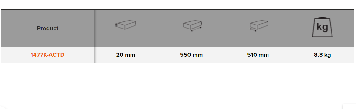 BAHCO 1477K-ACTD MDF Top Middle Parts Storage HUB Tool Trolleys - Premium Tool Trolley from BAHCO - Shop now at Yew Aik.