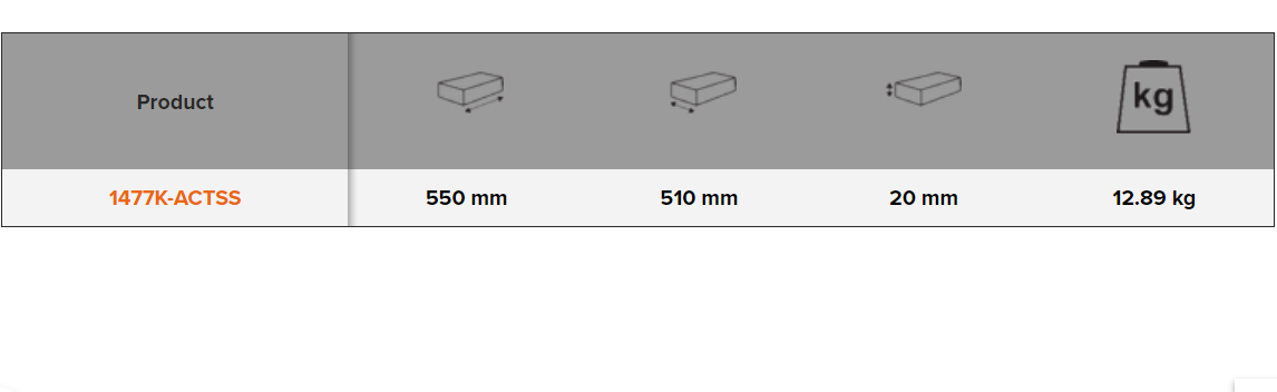 BAHCO 1477K-ACTSS Stainless Steel Top Middle Parts Storage HUB - Premium Top Middle Part from BAHCO - Shop now at Yew Aik.