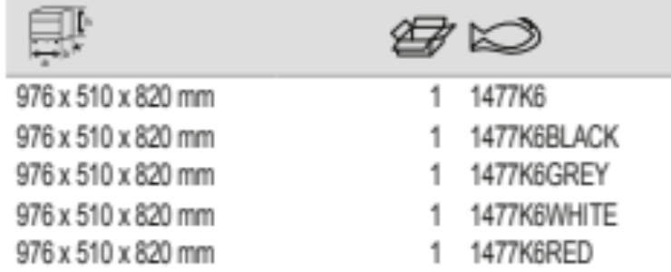 BAHCO 1477K6 26” E77 Premium Storage HUB Tool Trolleys - Premium Tool Trolley from BAHCO - Shop now at Yew Aik.