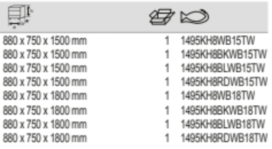BAHCO 1495KHWB15TW Wall or Bench Mount Cabinet with Shutter - Premium Bench Mount Cabinet from BAHCO - Shop now at Yew Aik.
