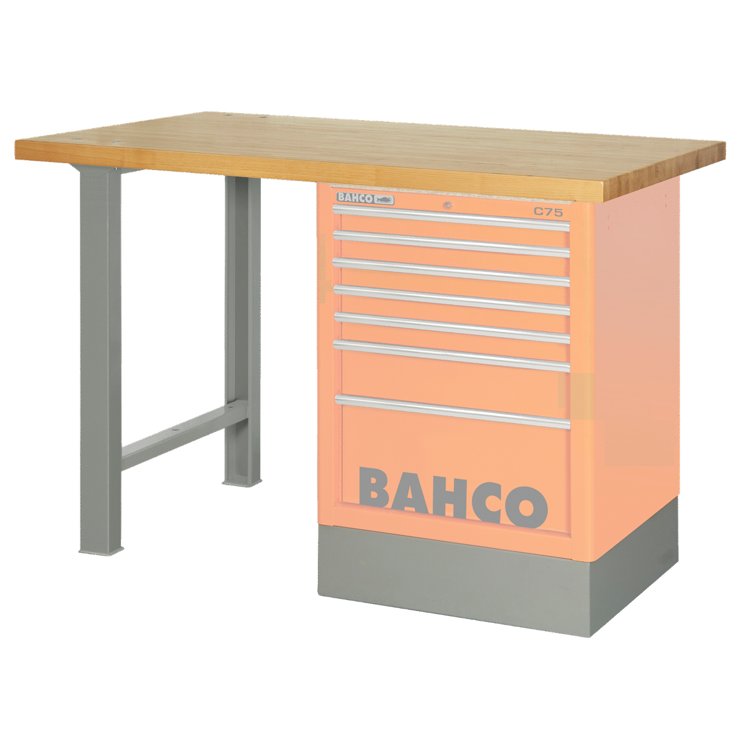 BAHCO 1495KWB-TW Heavy Duty Wooden Countertop Kit Series Trolley - Premium Wooden Countertop Kit from BAHCO - Shop now at Yew Aik.