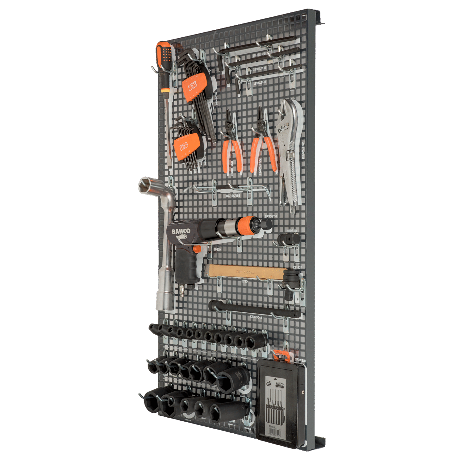 BAHCO 1495TP-AUTO-M1 Tool Panel Auto Repair Tool Kit - 62 pcs - Premium Tool Panel from BAHCO - Shop now at Yew Aik.