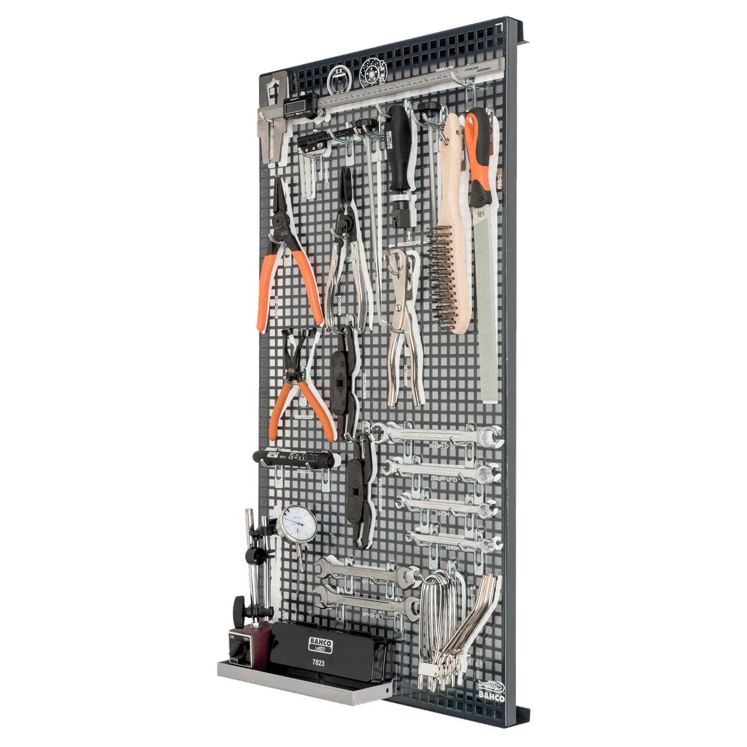 BAHCO 1495TP-AUTO-M6 Tool Panel Auto Repair Tool Kit - 42 pcs - Premium Tool Panel from BAHCO - Shop now at Yew Aik.