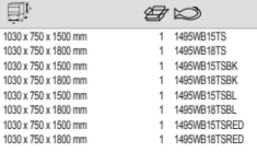 BAHCO 1495WB-TS Heavy Duty Steel Top Workbenches with 4-Leg - Premium Workbench from BAHCO - Shop now at Yew Aik.