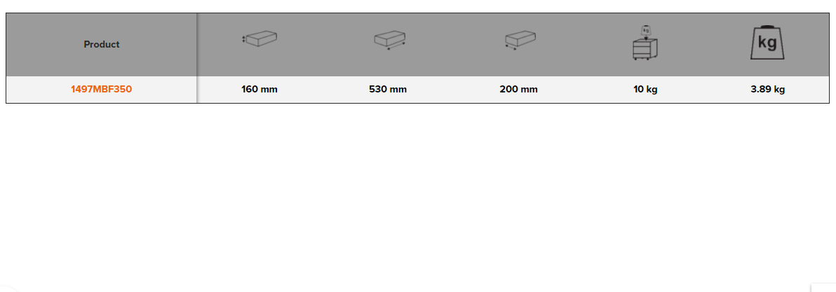 BAHCO 1497MBF350 Cantilever Style Tool Boxes with 3 Compartments - Premium Tool Box from BAHCO - Shop now at Yew Aik.