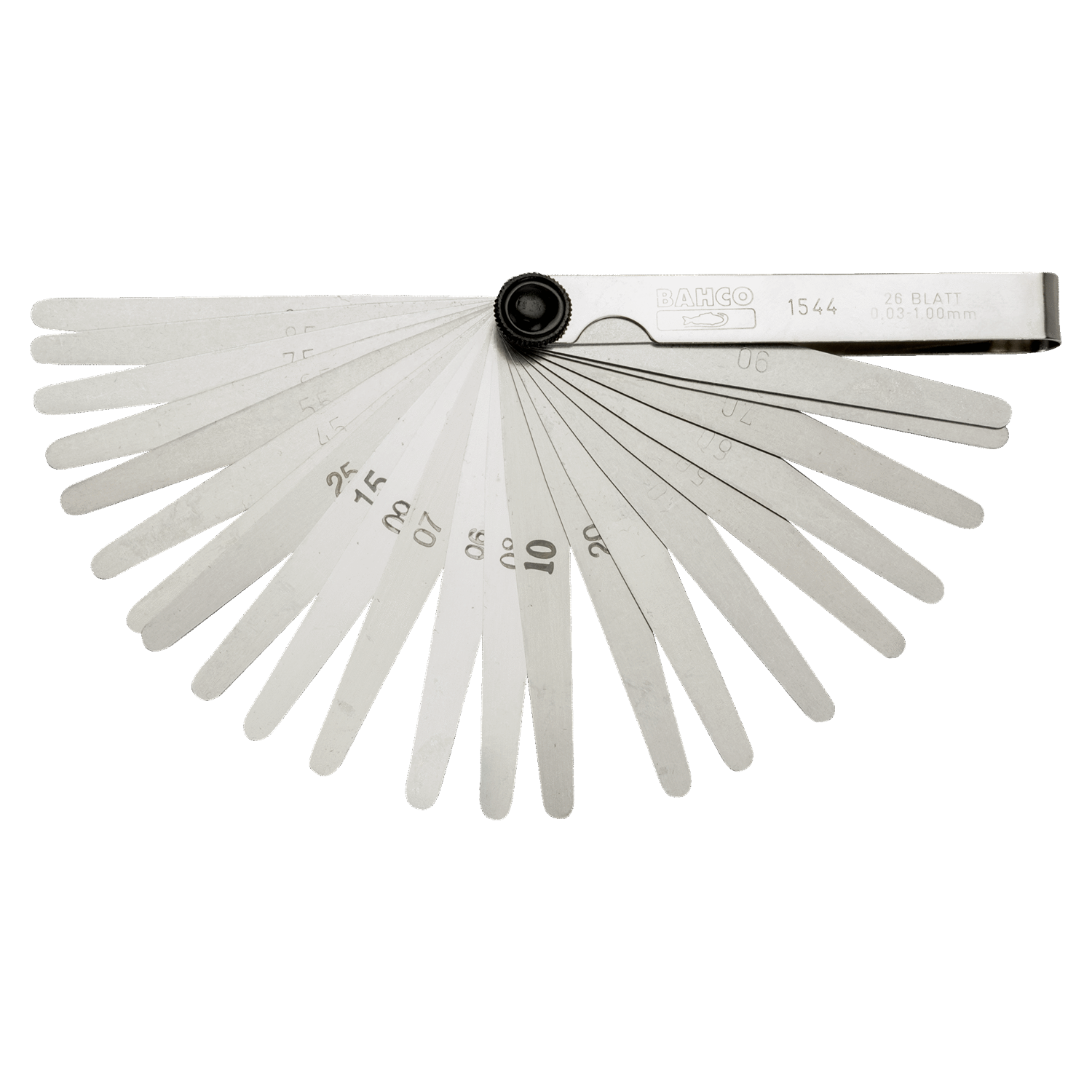 BAHCO 1544 Professional Feeler Gauge with 26 Blades (BAHCO Tools) - Premium Feeler Gauge from BAHCO - Shop now at Yew Aik.