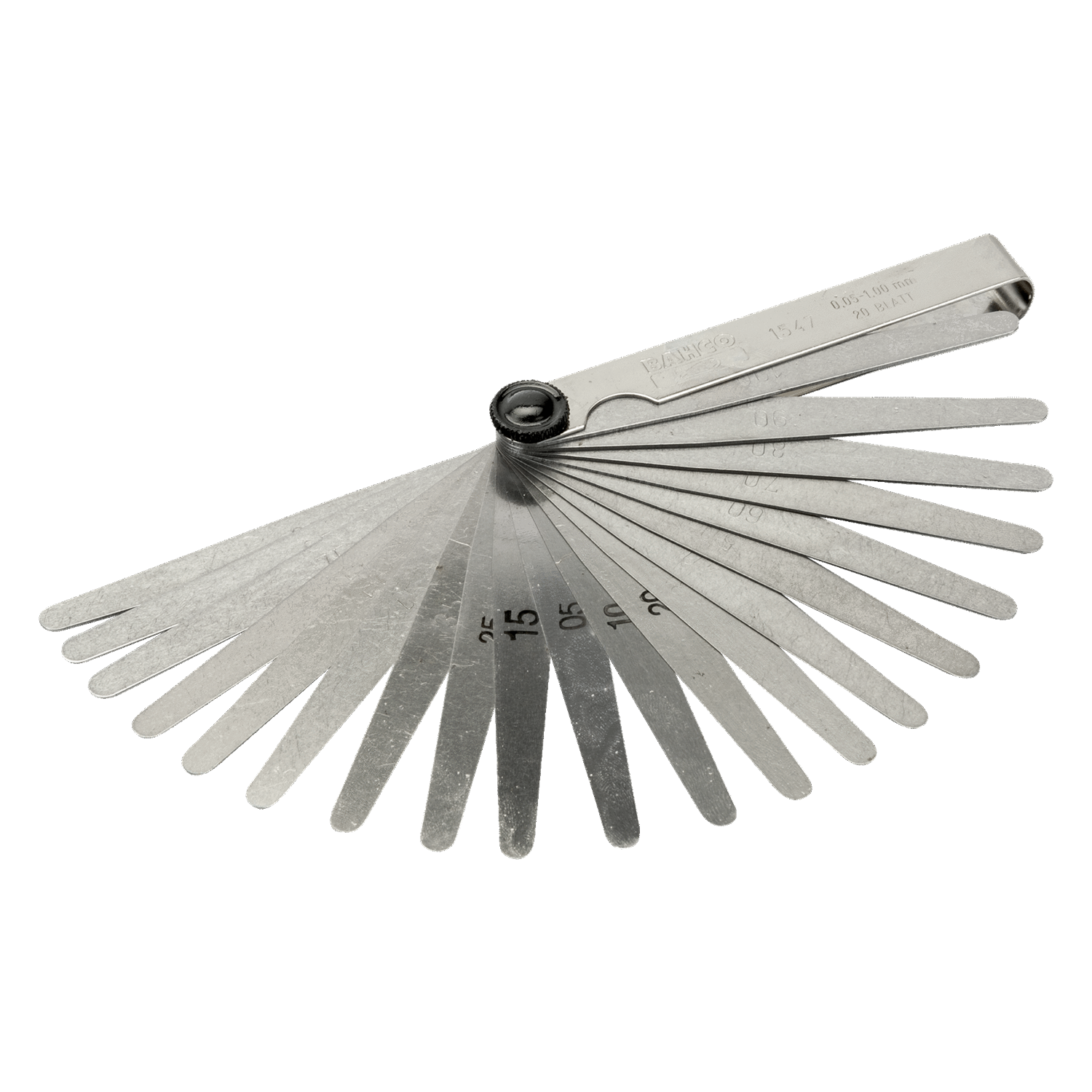 BAHCO 1547 Professional Feeler Gauge with 20 Blades (BAHCO Tools) - Premium Feeler Gauge from BAHCO - Shop now at Yew Aik.