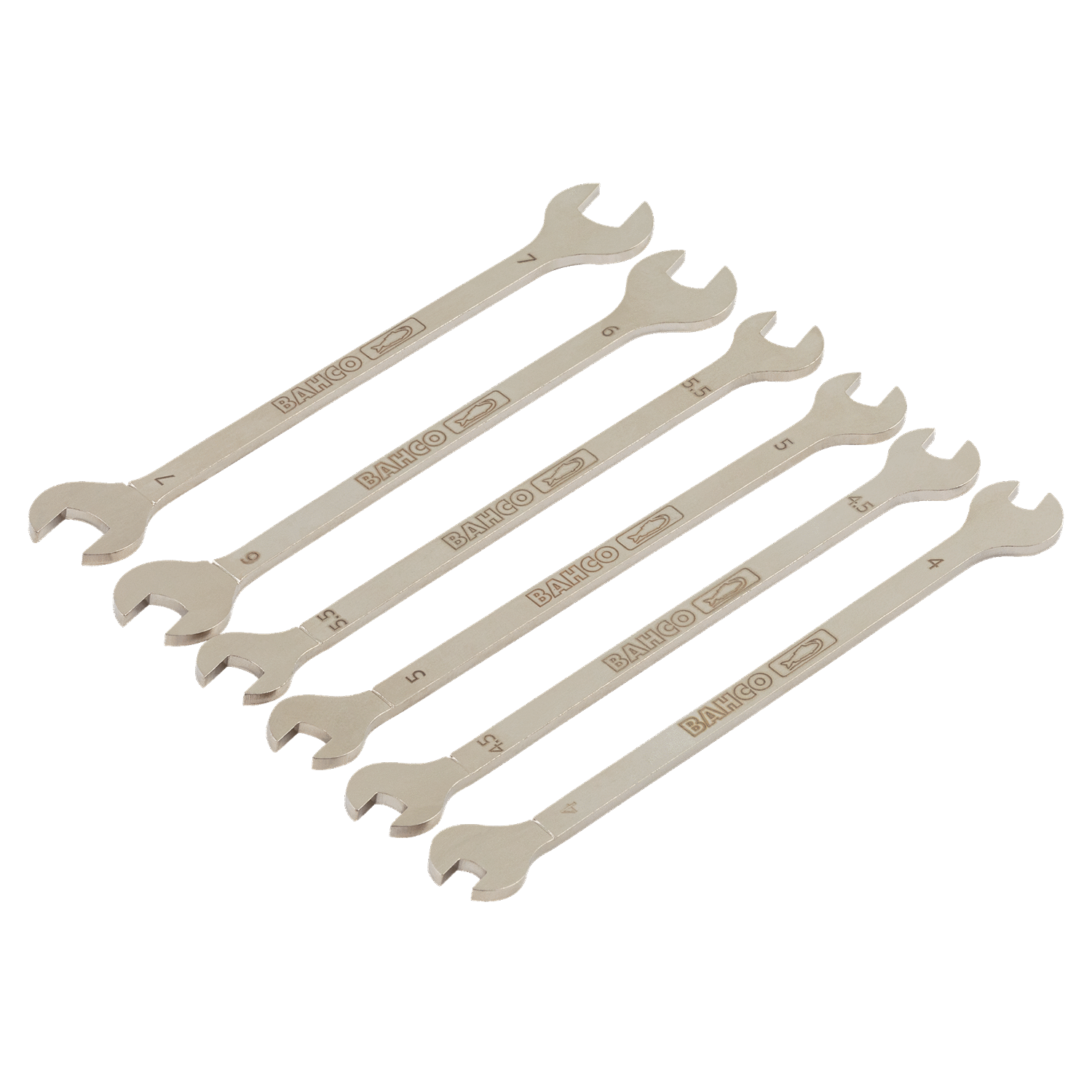 BAHCO 1933M/6T Metric Electronic Double Open Ended Wrench Set - Premium Double Open Ended Wrench Set from BAHCO - Shop now at Yew Aik.