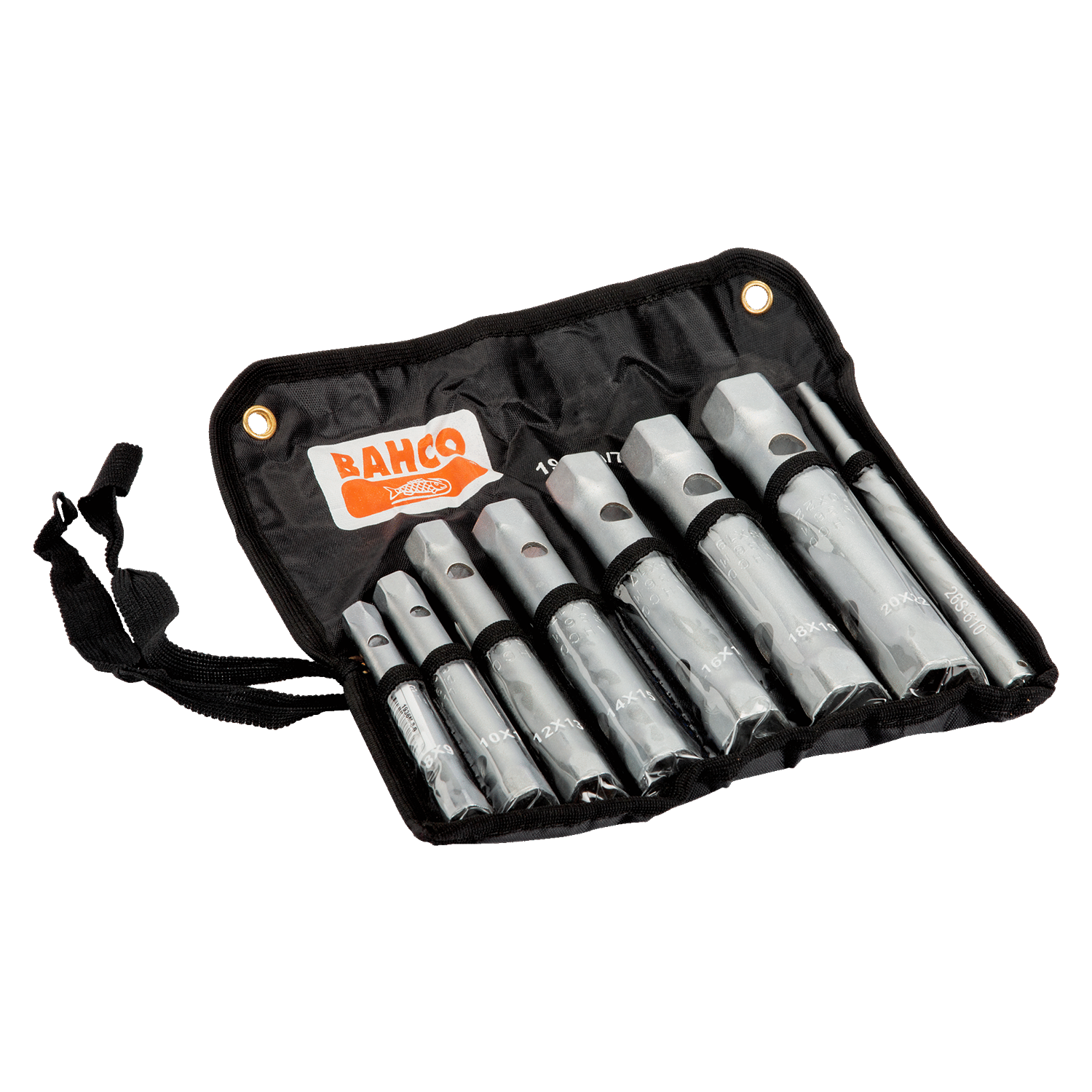 BAHCO 1936M/7 Metric Tubular Double Head Socket Wrench Set 7Pcs - Premium Socket Wrench Set from BAHCO - Shop now at Yew Aik.