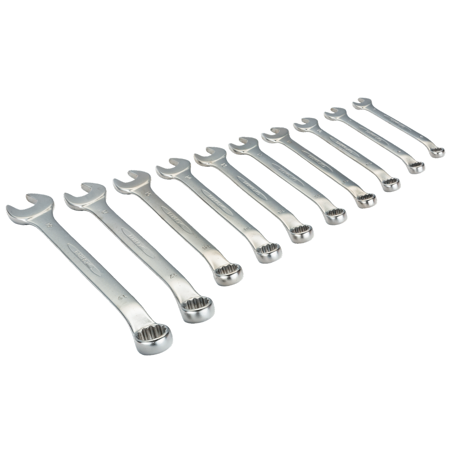 BAHCO 1952M/10 Metric Offset Combination Wrench Set - 10 Pcs/Box - Premium Combination Wrench from BAHCO - Shop now at Yew Aik.