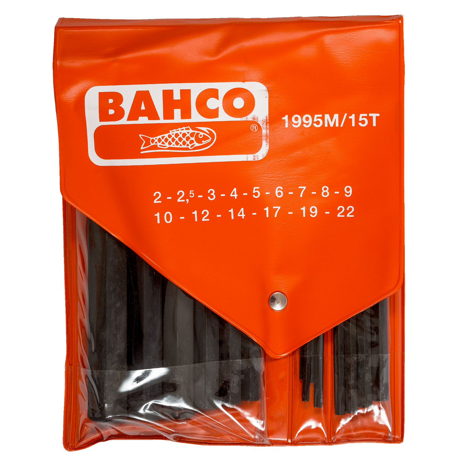 BAHCO 1995M/15T Metric Hexagon Key Set Phosphate Finish - 15 Pcs - Premium Hexagon Key Set from BAHCO - Shop now at Yew Aik.