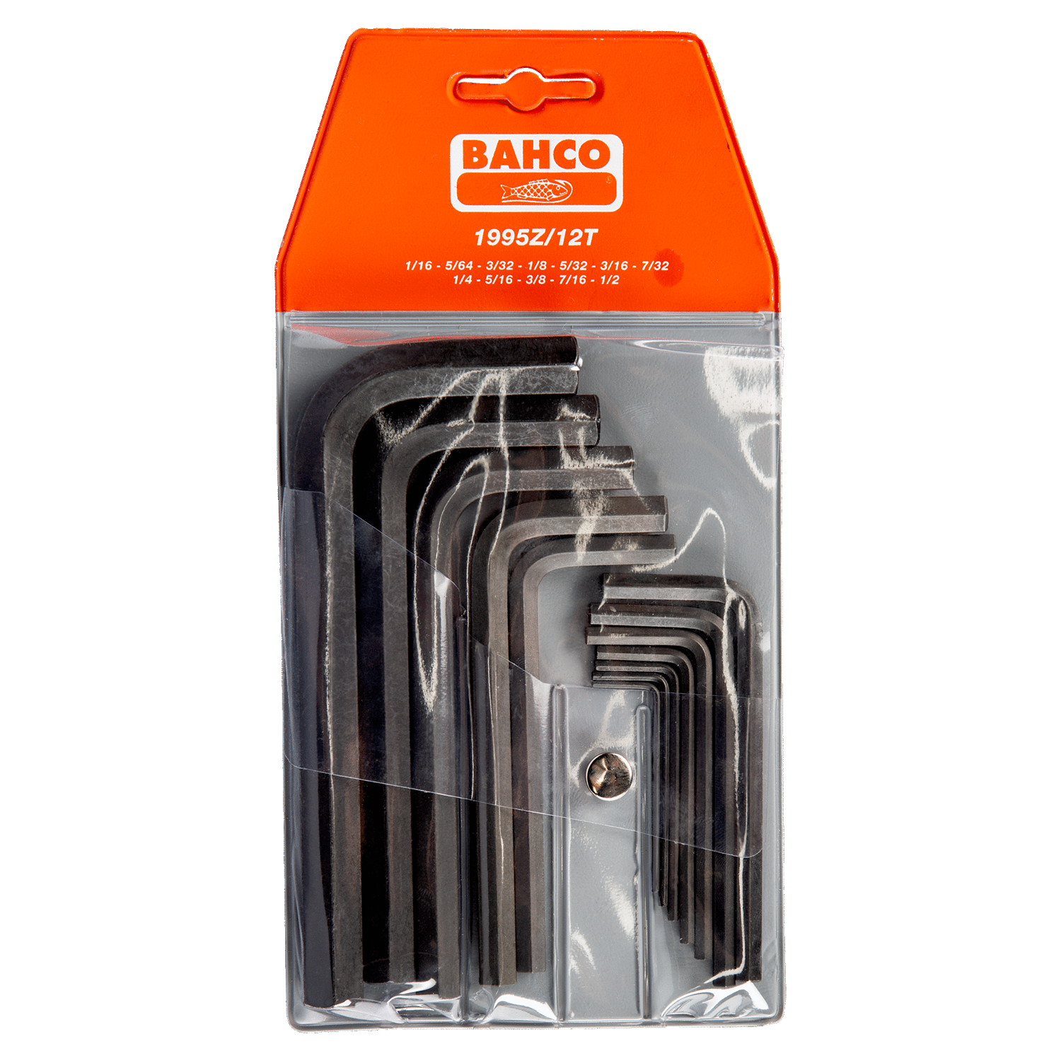 BAHCO 1995Z/12T Imperial Hexagon Key Set Phosphate Finish 12 Pcs - Premium Hexagon Key Set from BAHCO - Shop now at Yew Aik.