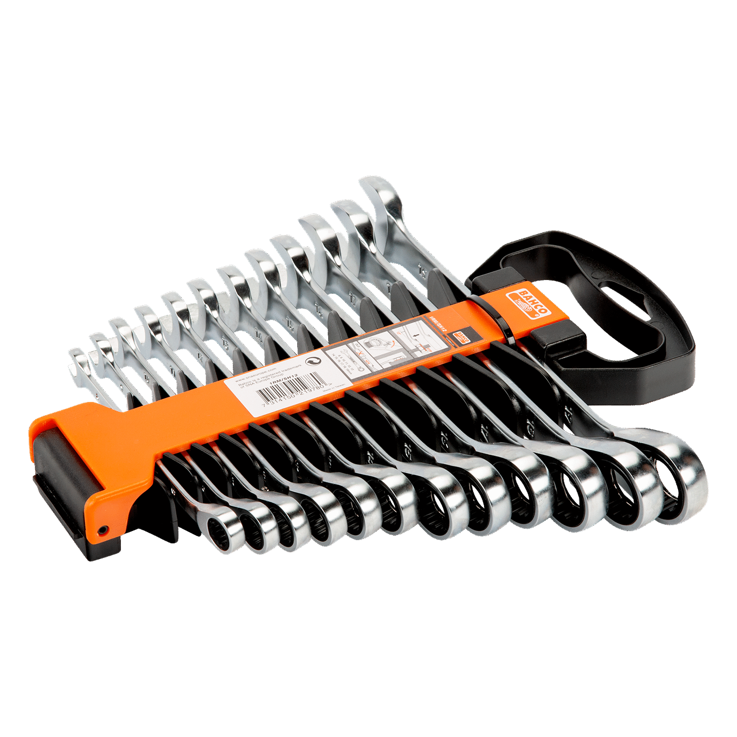 BAHCO 1RM/SH12 Metric Combination Ratcheting Wrench Set - 12 Pcs - Premium Combination Ratcheting Wrench Set from BAHCO - Shop now at Yew Aik.