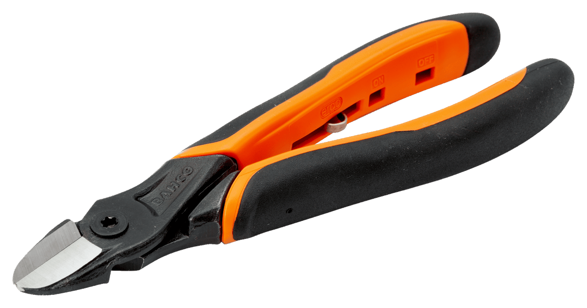 Zwarte Geoxideerde Tang Banco Pliers Bahco 2101S-180 Ergo Side Geïsoleerde Snijtang Knipex Kombitang