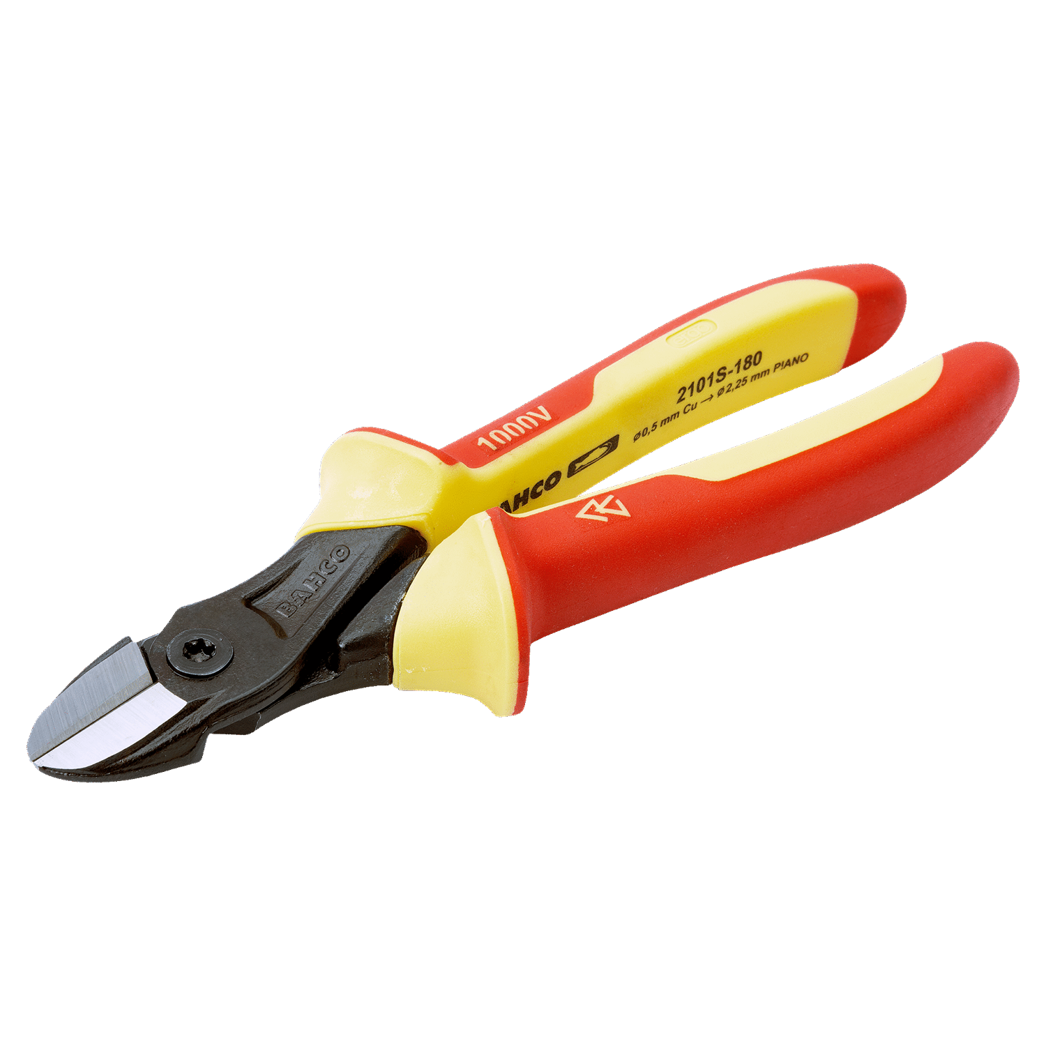 BAHCO 2101S ERGO Side Cutter Pliers with Insulated Handles - Premium Side Cutter from BAHCO - Shop now at Yew Aik.