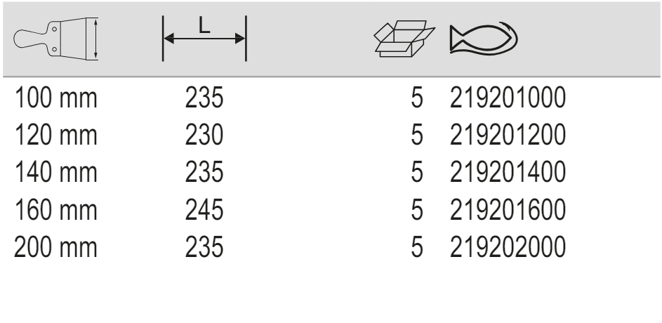 BAHCO 2192 Filling Scrapers with Stainless Steel Blade and Wooden - Premium Scrapers from BAHCO - Shop now at Yew Aik.