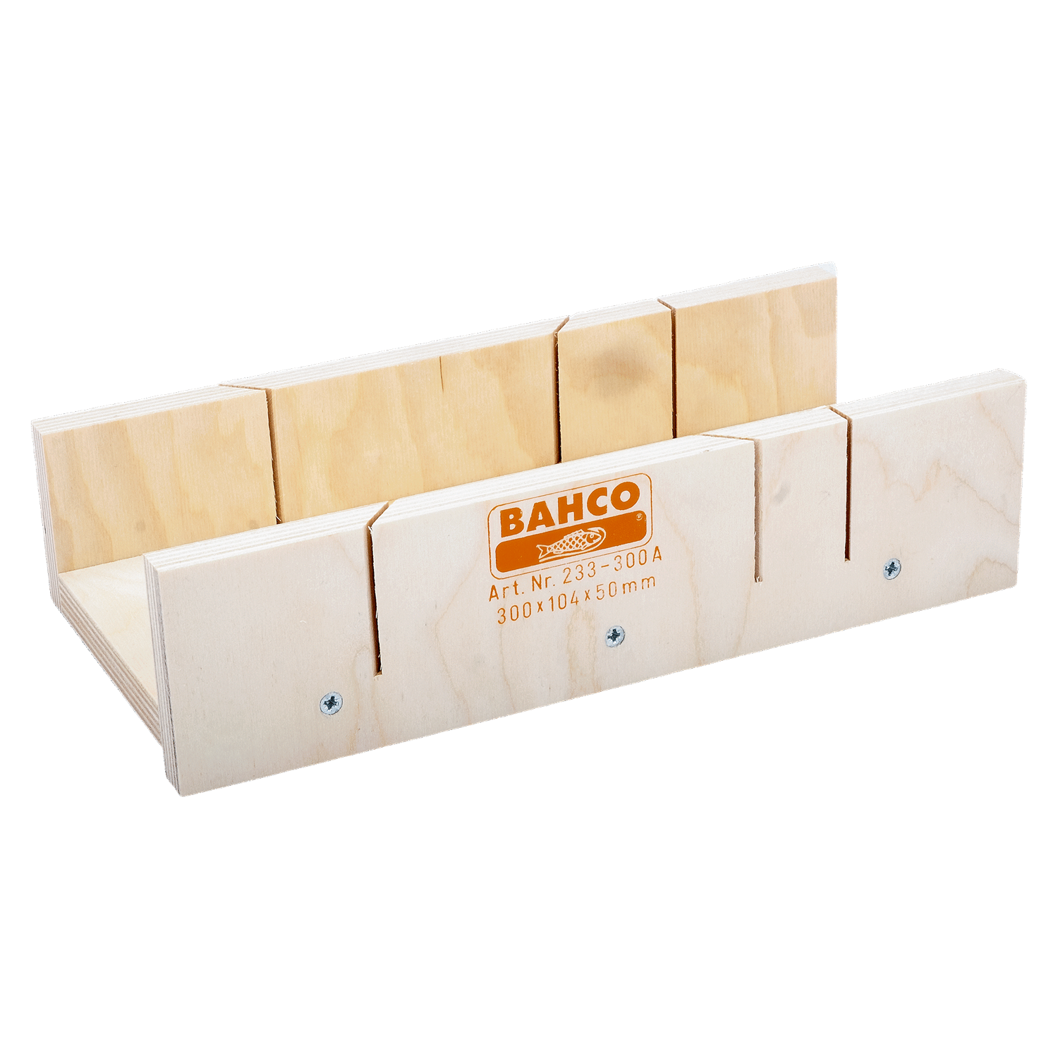 BAHCO 233 Wooden Mitre Boxes with Optional Side Wall - Premium Wooden Mitre Boxes from BAHCO - Shop now at Yew Aik.