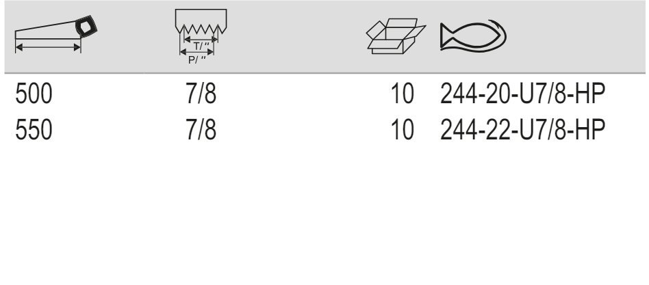 BAHCO 244 Handsaw for Plastics/Laminates/Wood/ Soft Metals - Premium Handsaw from BAHCO - Shop now at Yew Aik.