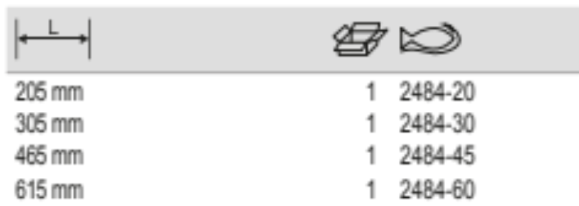 BAHCO 2484-20/2484-60 Flat Head Pry Bars with PVC Handle - Premium Pry Bars from BAHCO - Shop now at Yew Aik.